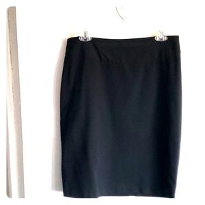 Black pencil skirt
